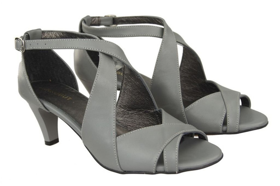 Damenschuhe Sandalen Grau Naturleder 130 ElitaBut