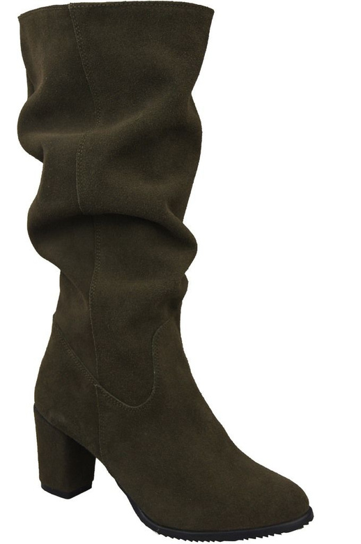 Schuhe Damenstiefel, Naturleder, Velours 141 Flasche ElitaBut