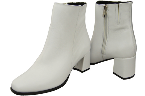 Damenstiefel Weiß für Winter Naturleder 214 Z ElitaBut