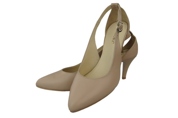 Damenschuhe Sandalen Niedriger Absatz Naturleder Cappuccino Lico 973 ElitaBut