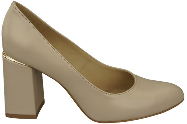 Damenschuhe Beige Pumps, Naturleder 179 ElitaBut