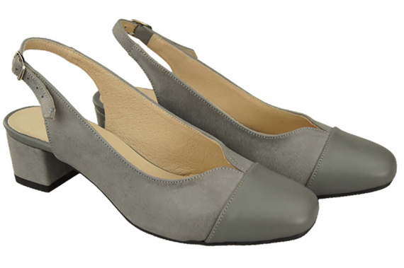 Damenschuhe Sandalen Naturleder 165 Grau ElitaBut