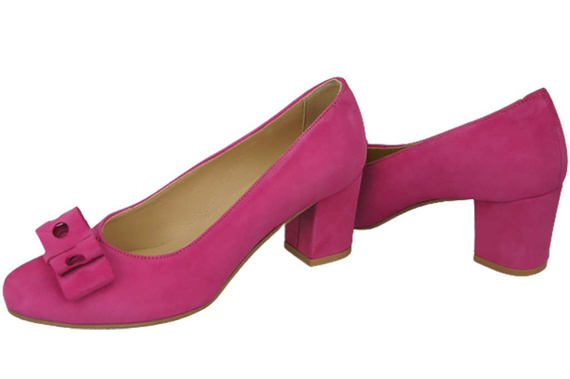 Damenschuhe Fuchsia Pumps Natürliches Wildleder 163 ElitaBut
