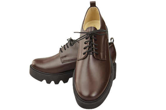 Schuhe Damen Schnürschuhe Schokoladenleder Natur 180 ElitaBut