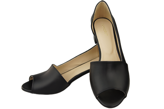 Damenschuhe Sandalen Schwarz Naturleder 147 ElitaBut