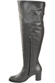 Footwear Kniehohe Overknee-Stiefel für Damen, Naturleder 190 Graphite ElitaBut