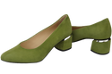 Damenschuhe Pumps Pistazie Natürliches Wildleder 143 Von ElitaBut
