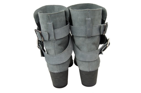 Damenstiefel Naturveloursleder Grau 119 ElitaBut