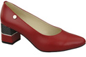 Damenschuhe Rote Pumps, Naturleder 142 ElitaBut