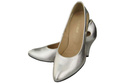 Damenschuhe Silber Pumps Naturleder 166 ElitaBut