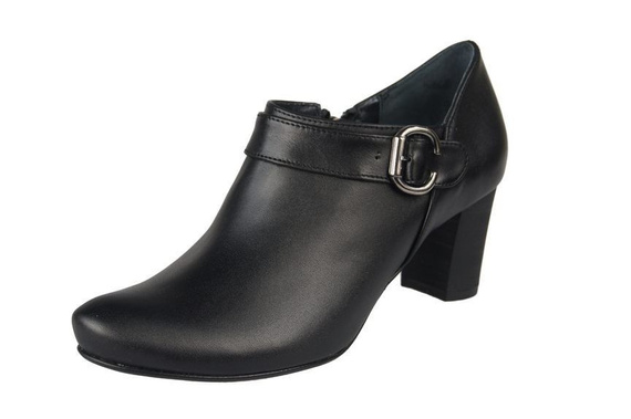 Schuhe Damenschuhe, Naturleder, Schwarz 826 ElitaBut