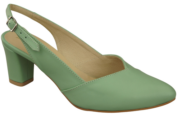 Damen Footwear Minze Stiletto Sandalen Natural Leder 217 ElitaBut