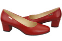 Damenschuhe Pumps Naturleder 172 Rot ElitaBut