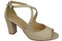 Damenschuhe Beige Sandalen, Naturleder 186 ElitaBut
