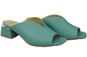 Damen Schuhe Absätze Flip Flops Türkis Naturleder 210 ElitaBut