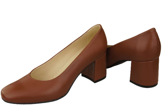 Damenschuhe Pumps Naturleder 171 Braun ElitaBut