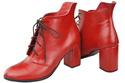 Damen Schnürstiefel Frühling/Herbst Naturleder Rot 174 L ElitaBut