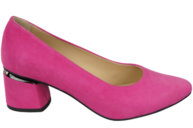 Damenschuhe Pumps Fuchsia Natürliches Wildleder 143 Von ElitaBut