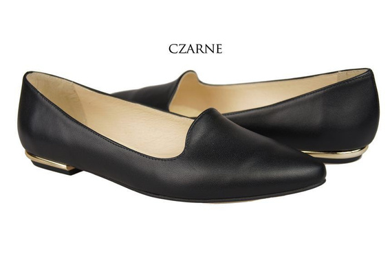 Damen-Ballerinas „Lords“, Naturleder, Schwarz 914 ElitaBut