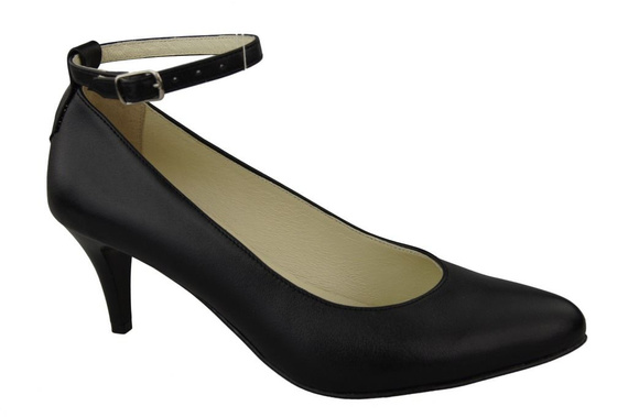 Damenschuhe Pumps Schwarz Naturleder 997 ElitaBut