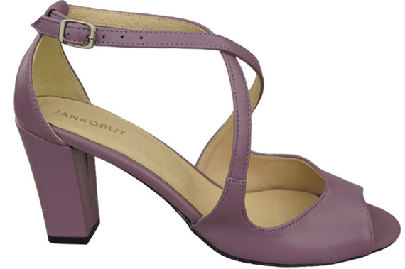 Damenschuhe Sandalen Lila Naturleder 186 ElitaBut