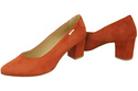 Damenschuhe Pumps Ziegelrot Naturleder Wildleder 106 ElitaBut