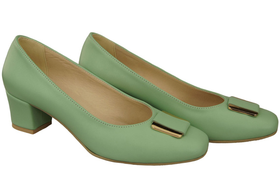 Damenschuhe Pumps Naturleder 187 Mint ElitaBut