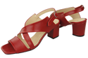Damenschuhe Sandalen Rot Naturleder 149 ElitaBut