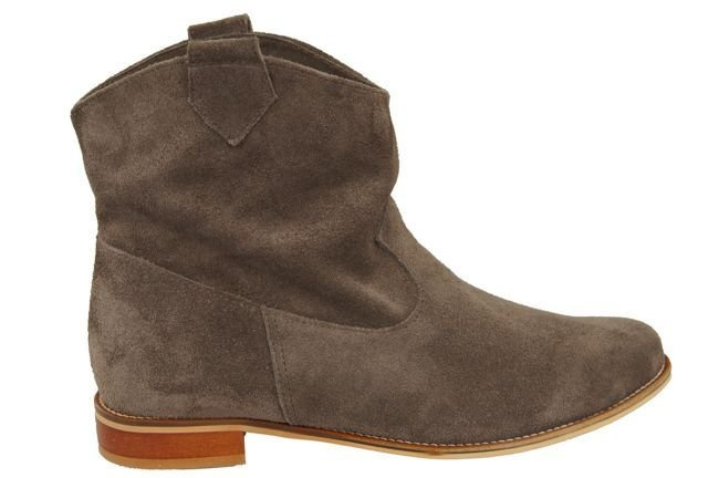 Schuhe Damenstiefel Frühling / Herbst, Naturveloursleder, Braun 132 L ElitaBut