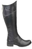 Damenstiefel, Stiefel, Naturleder 597 Black ElitaBut
