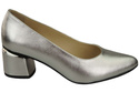 Damenschuhe Silber Pumps Naturleder 143 ElitaBut