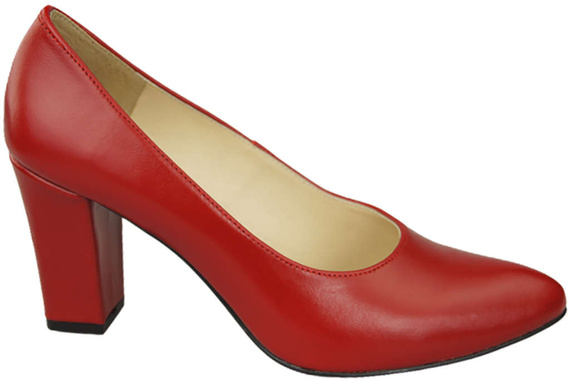 Damenschuhe Rote Pumps, Naturleder 170 ElitaBut