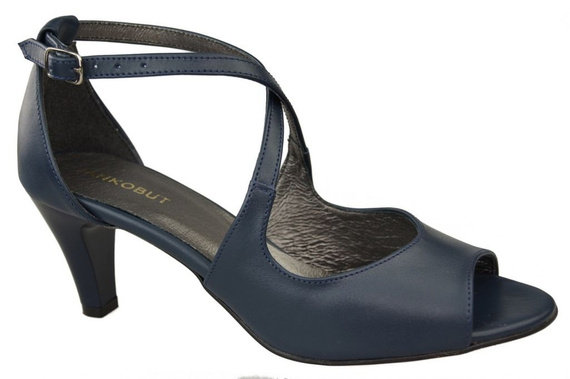 Damenschuhe Sandalen Marineblau Naturleder 115 ElitaBut