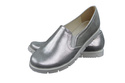 Schuhe Damenschuhe, Naturleder, Silber 929 ElitaBut