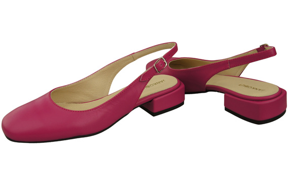 Damen Schuhe Sandalen Purpurfarbig Flacher Absatz Naturleder 206 ElitaBut