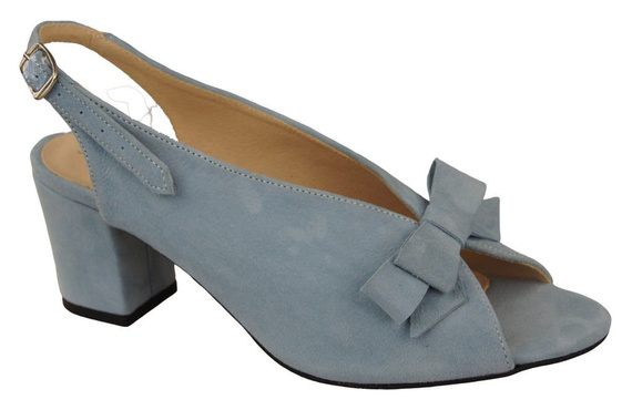 Damenschuhe Sandalen Blaues Naturleder Wildleder 148 ElitaBut