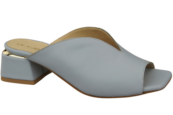 Damen Schuhe Absätze Flip Flops Hellblau Naturleder 210 ElitaBut