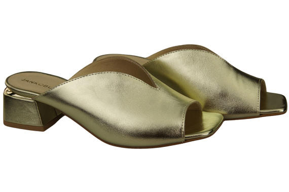 Damen Schuhe Absätze Flip Flops Gold Naturleder 210 ElitaBut