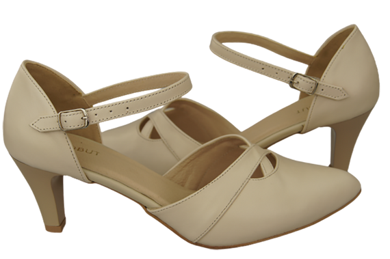 Damenschuhe Beige Sandalen, Naturleder 151 ElitaBut