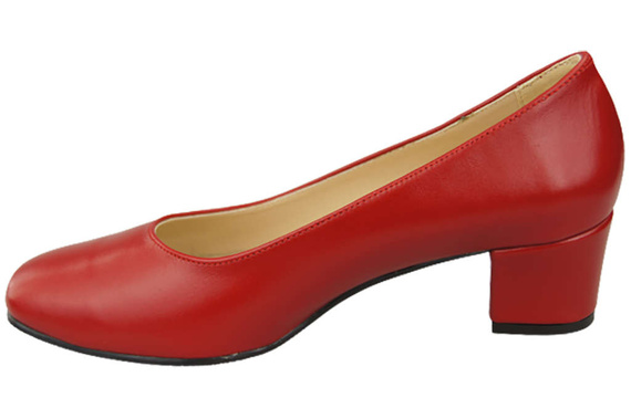 Damenschuhe Pumps Naturleder 172 Rot ElitaBut