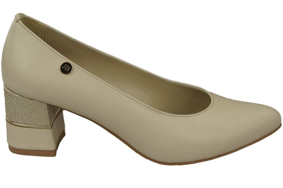 Damenschuhe Pumps Beige, Naturleder 142 ElitaBut