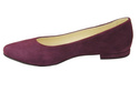 Damenschuhe Ballerinas Burgund, Naturleder, Wildleder 131 ElitaBut