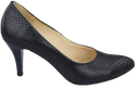 Damenschuhe Pumps Marineblau Schlangenmotiv Naturleder 150 ElitaBut