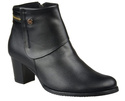 Damenstiefel, warm, Naturleder, Schwarz 880 Z ElitaBut