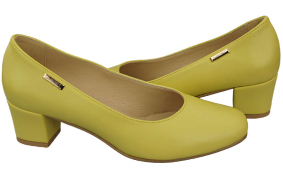 Damenschuhe Pumps Naturleder 172 Lemon ElitaBut