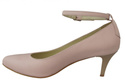 Damenschuhe Pumps Rosa Puder Naturleder 997 ElitaBut