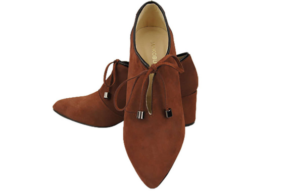 Damenschuhe Kastanienschuhe Natursamtleder 183 ElitaBut