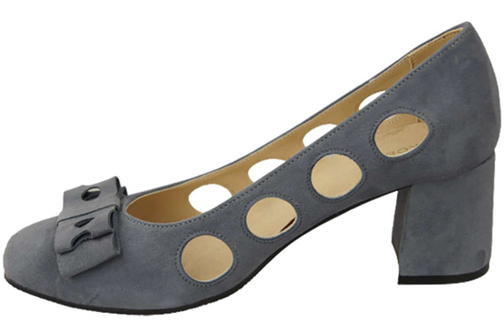 Damenschuhe Pumps Grau Natürliches Wildleder 182 ElitaBut