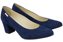 Damenschuhe Pumps Marineblau Naturleder Wildleder 106 ElitaBut
