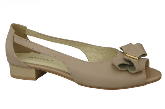 Schuhe Damen Sandalen Cappuccino Grain Naturleder 994 ElitaBut